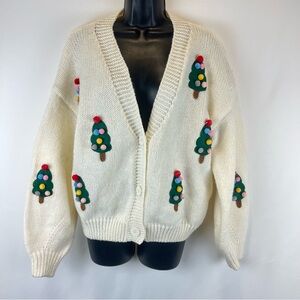 Luna Ivy Christmas Tree Cardigan